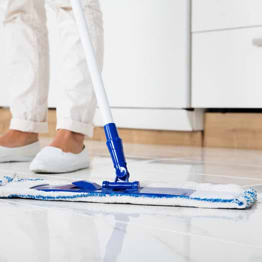 how to clean porcelain tile floors