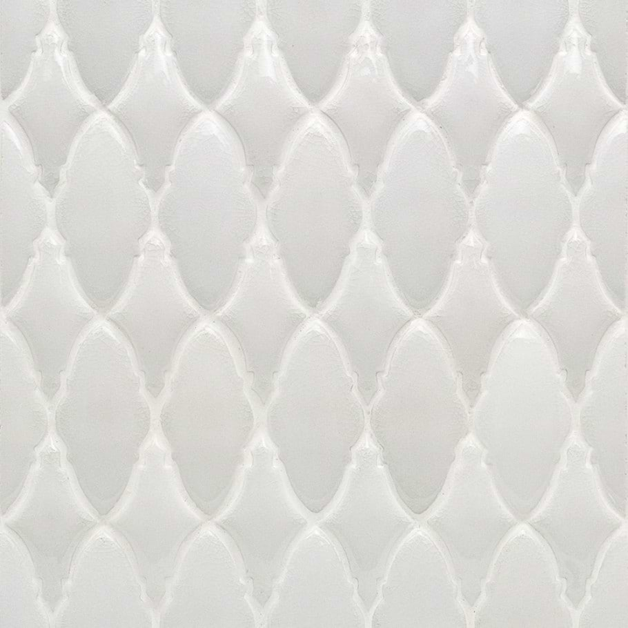 Pattern Ceramic White Tile 