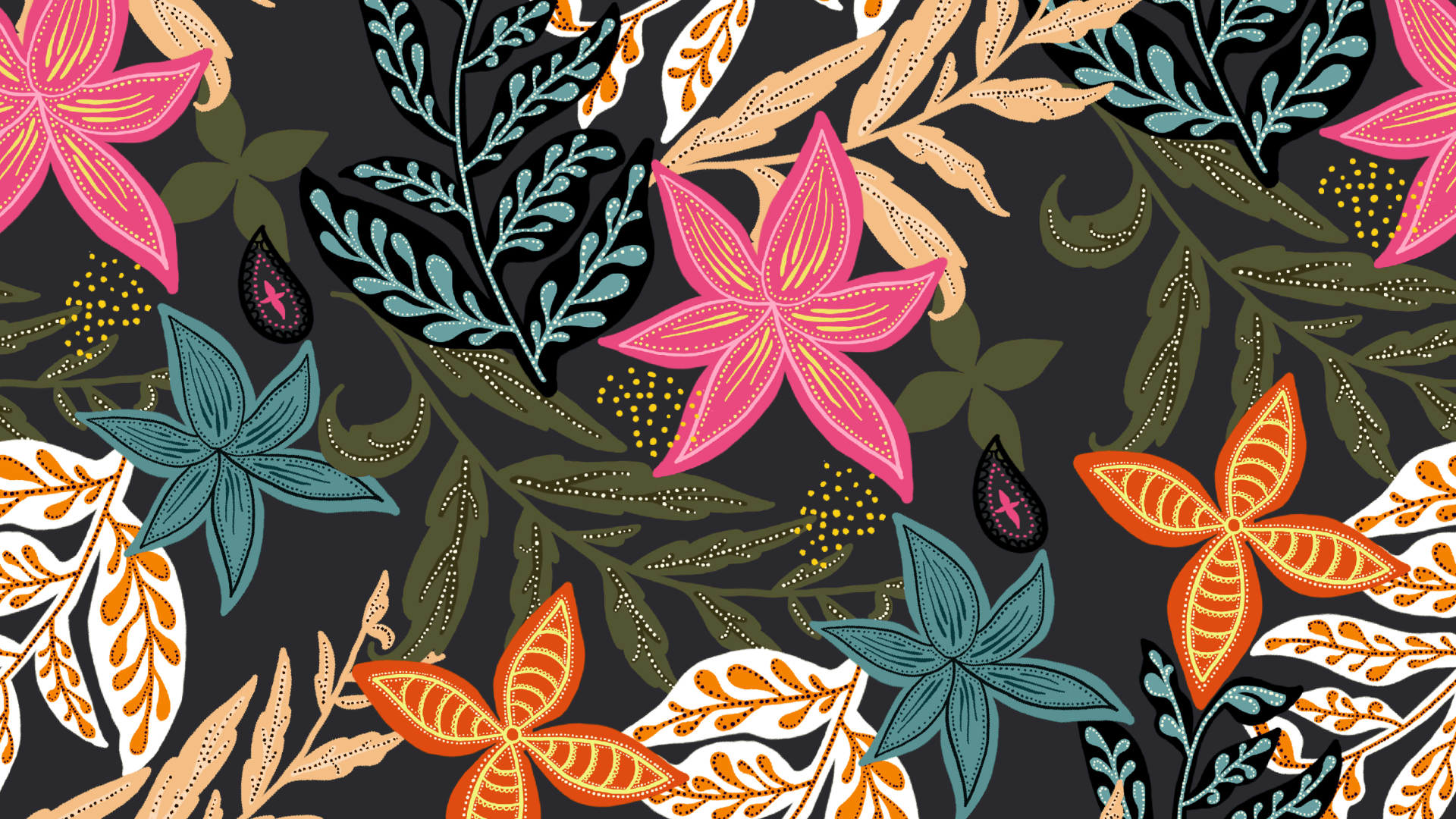 Tropical Tile Patterns