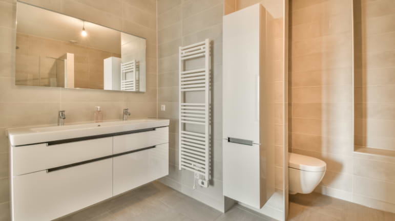 What Colour Goes With Beige Bathroom Tiles