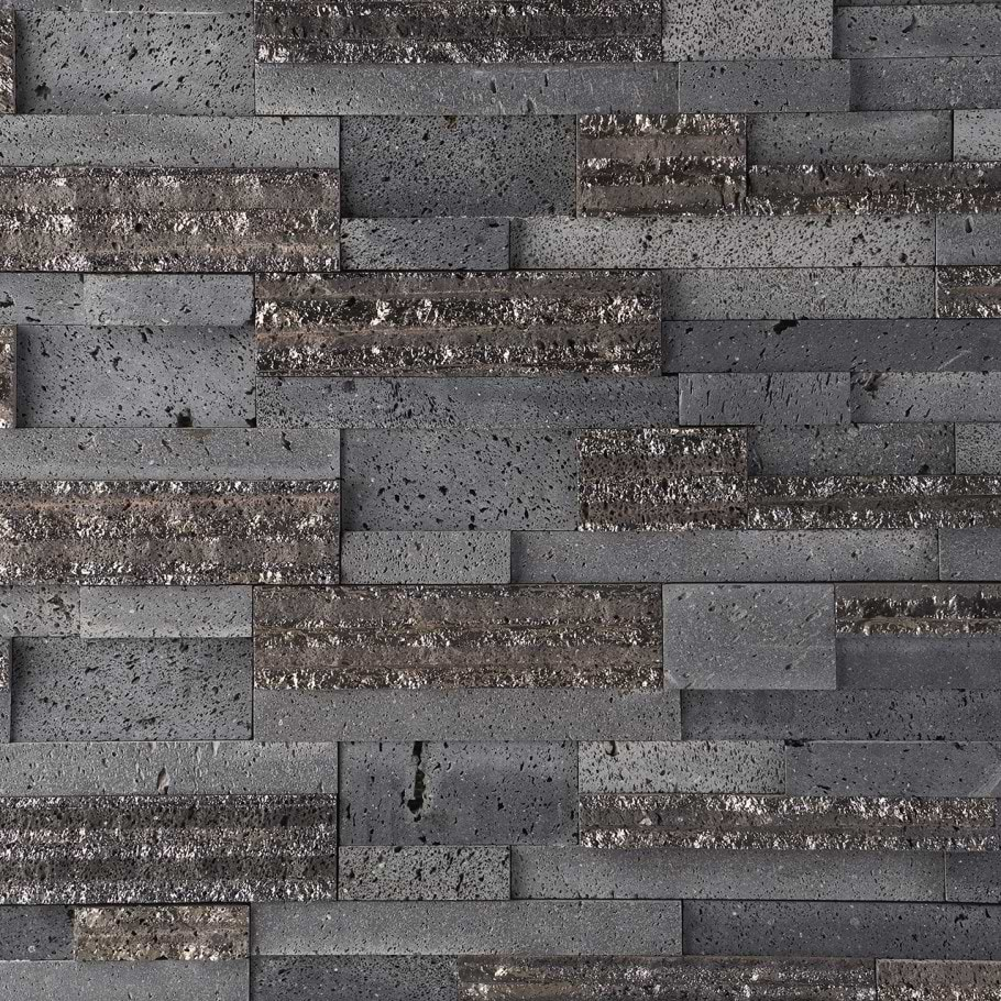  StackStone Steel Gray Ledger Panel Wall Tile 