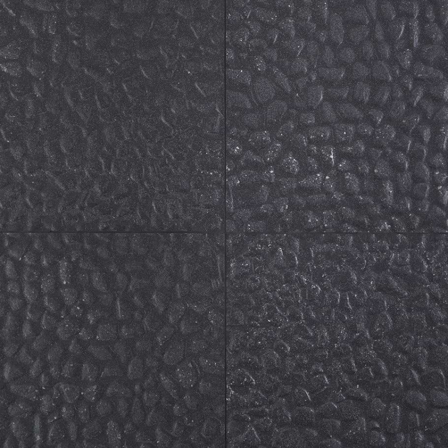 Medoacus Nero 24x24 Sasso Porcelain Tile