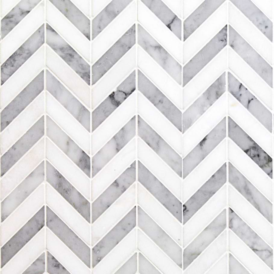 Talon Carrara & Thassos Marble Tile