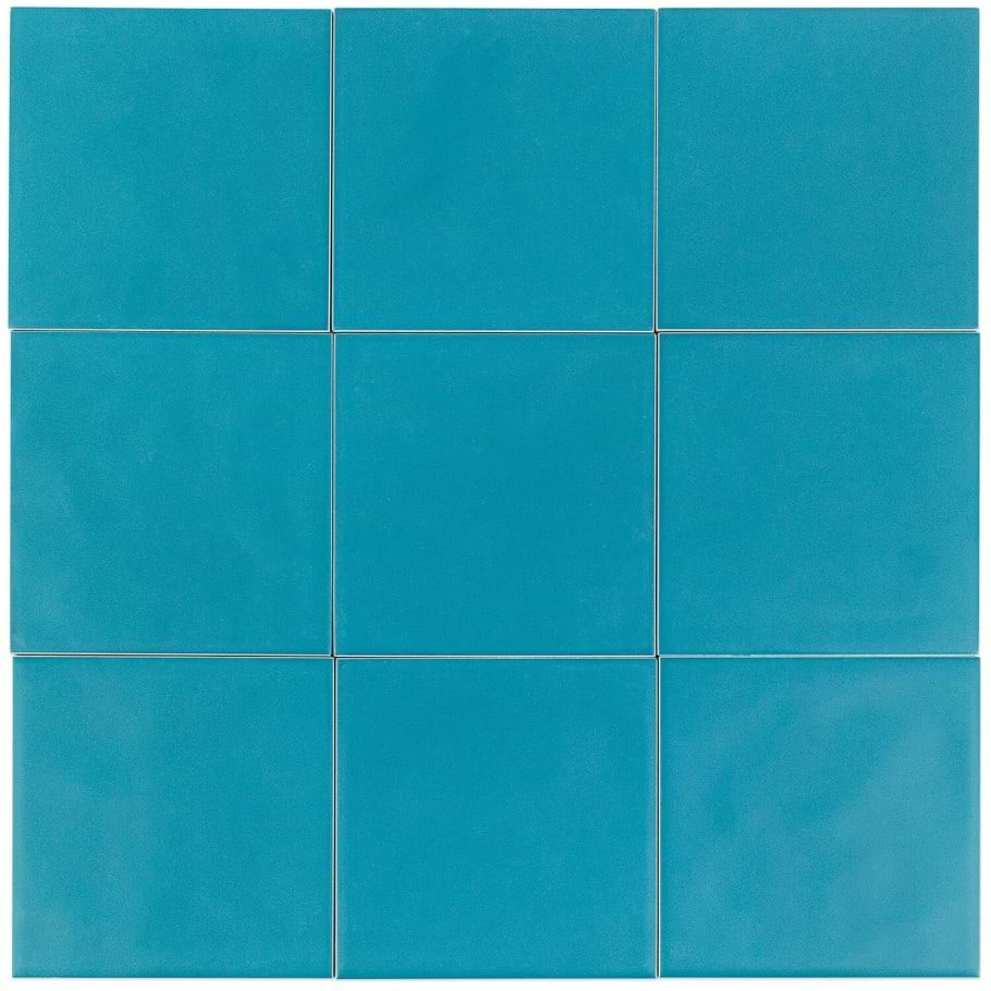 Sacramento Teal 6x6 Matte Porcelain Tile 