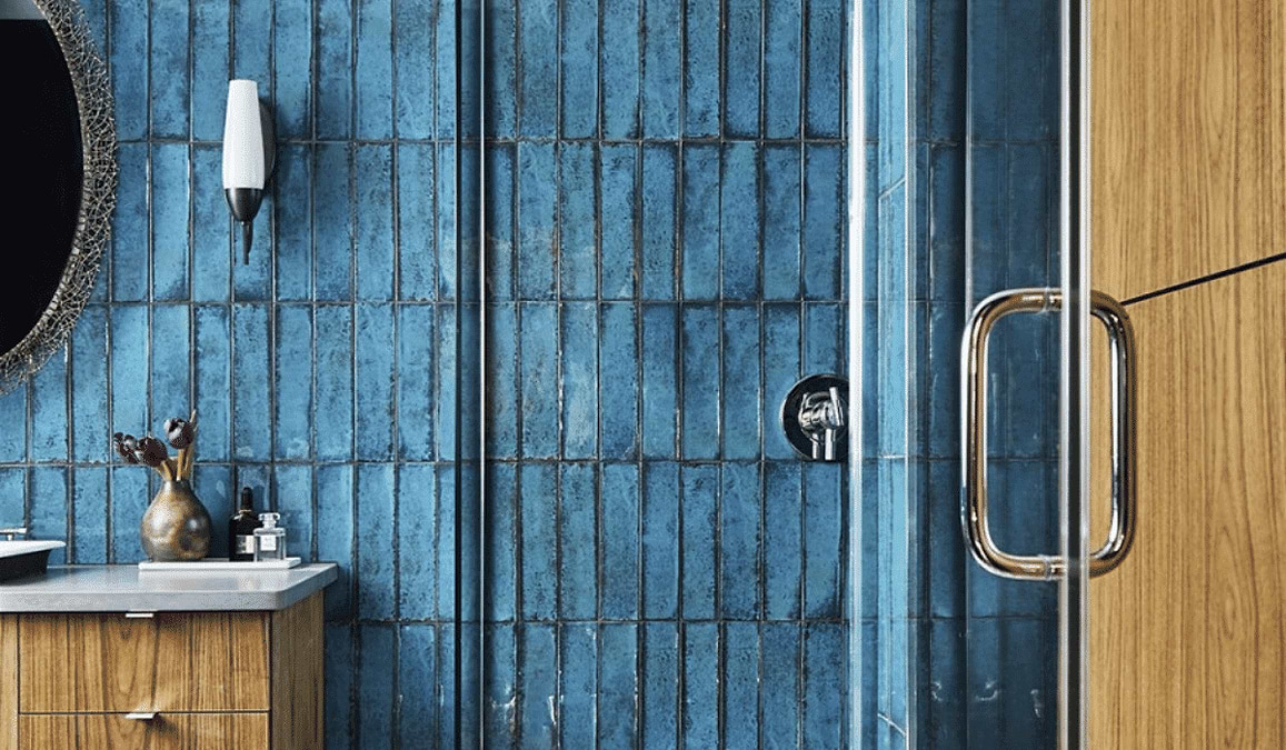 Dive Into These Denim Blue Tile Looks