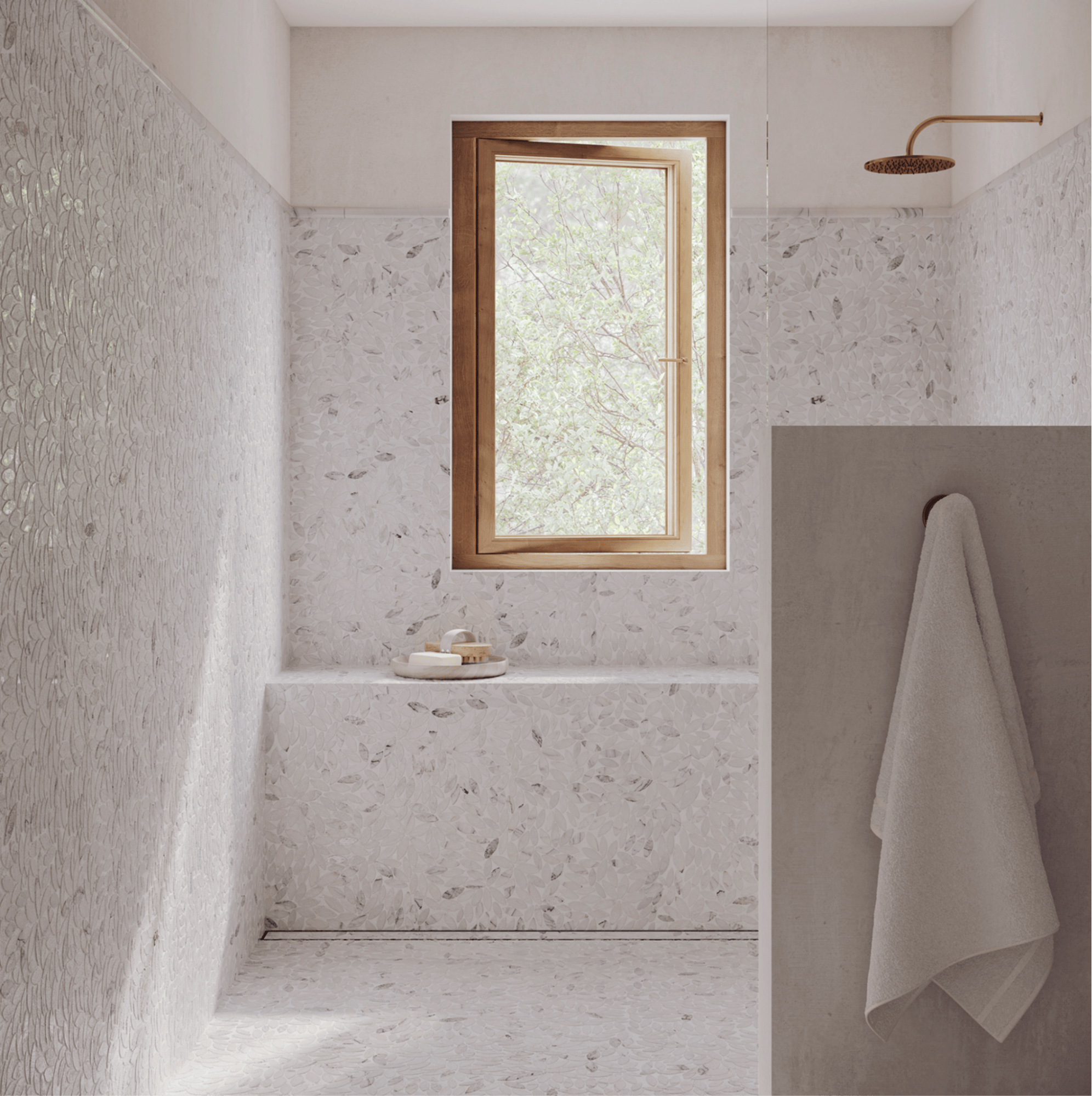 walk in shower tiles
