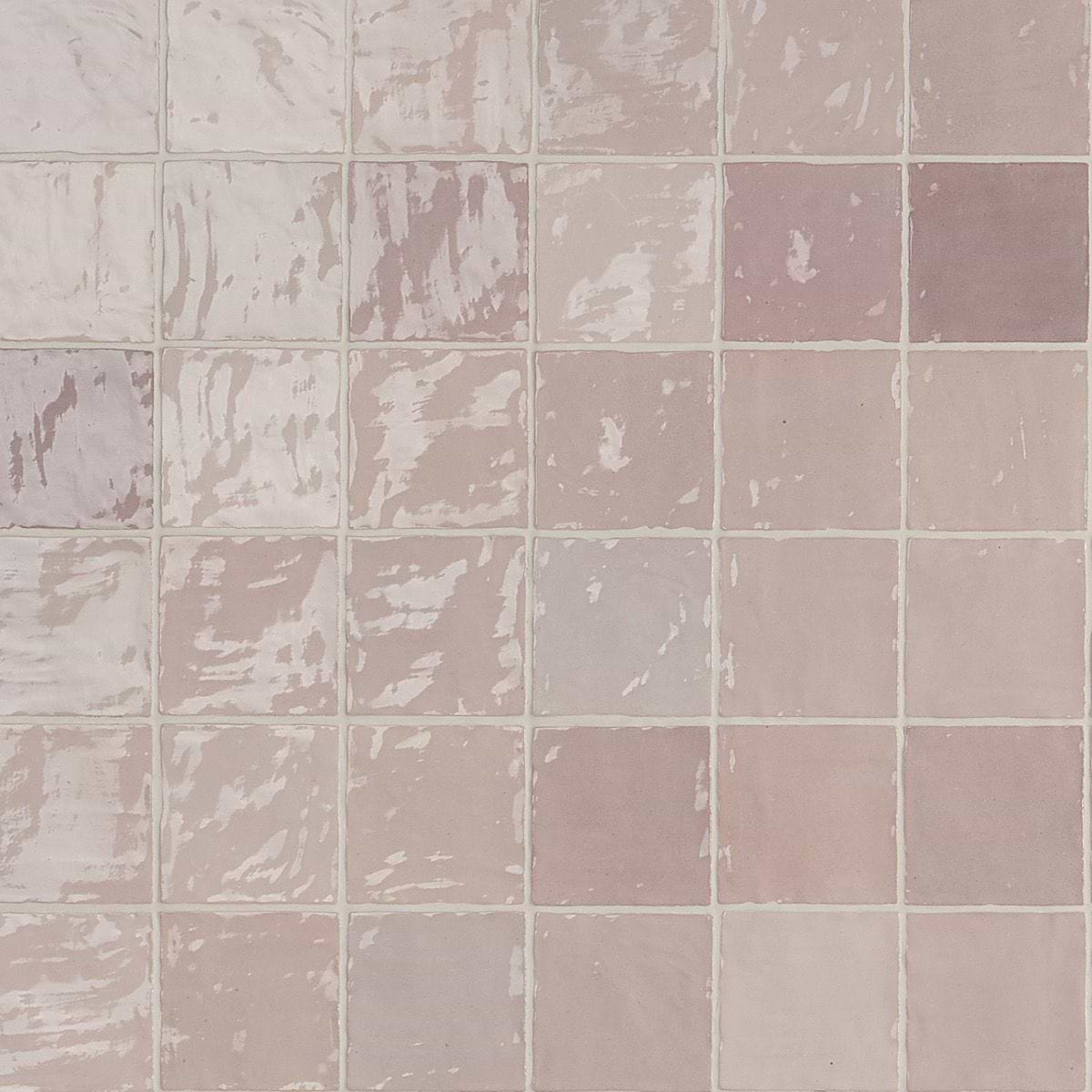 Portmore Pink 4x4 Glazed Ceramic Tile
