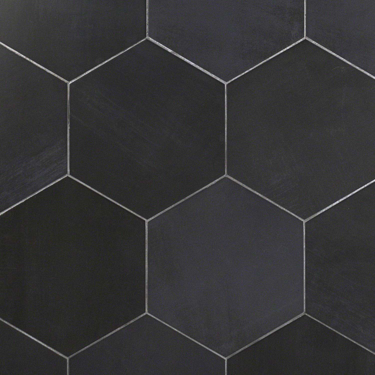 Shop our Paige Antracite Hexagon Matte Cement Look Porcelain Tile