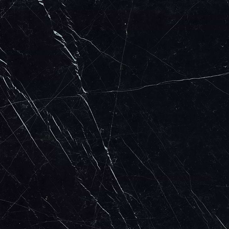 TileBarXL Marmi Slim Black Marquina 30"x60" Polished Porcelain Slab
