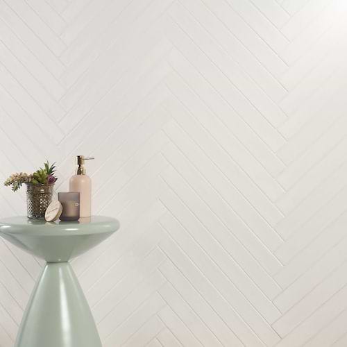 Carolina Cloud 2x20 Polished Ceramic Wall Tile
