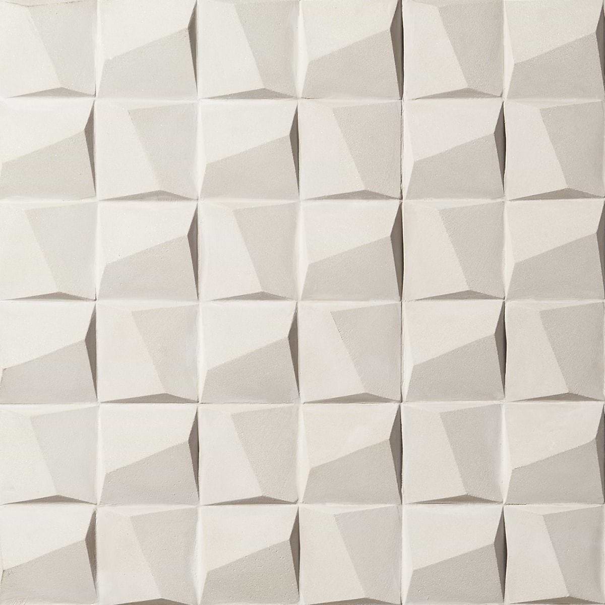 Sandune Pierre Crème 3D Square Mosaic Stone Tile