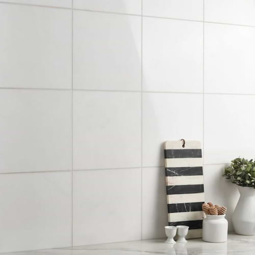 White Thassos 12x12 Polished Marble Tile
