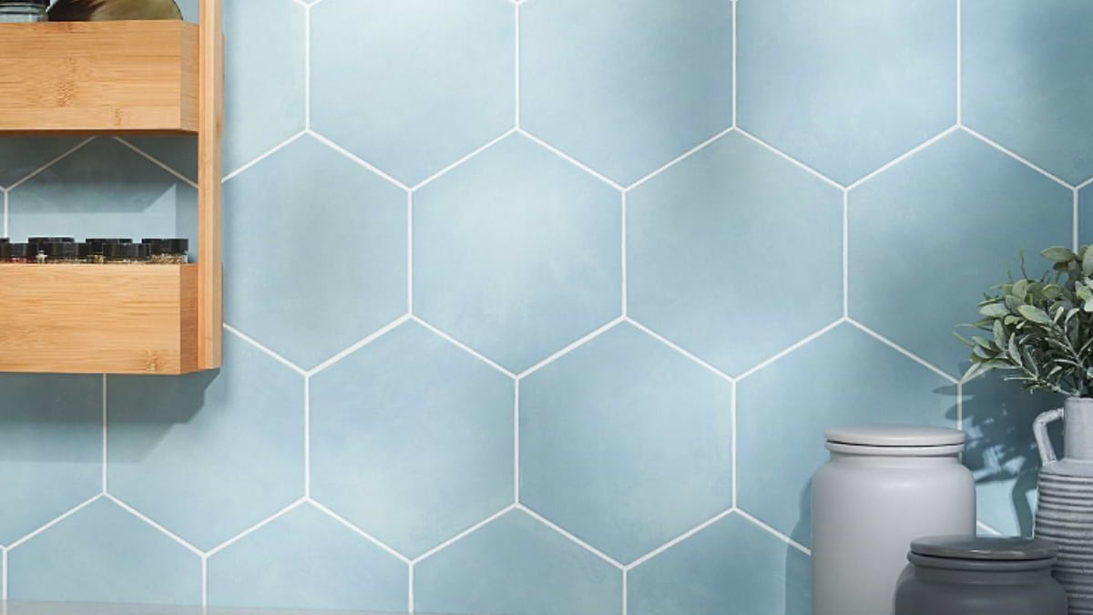 Geometry Meets Style with Hexagon Tiles for Interior Design