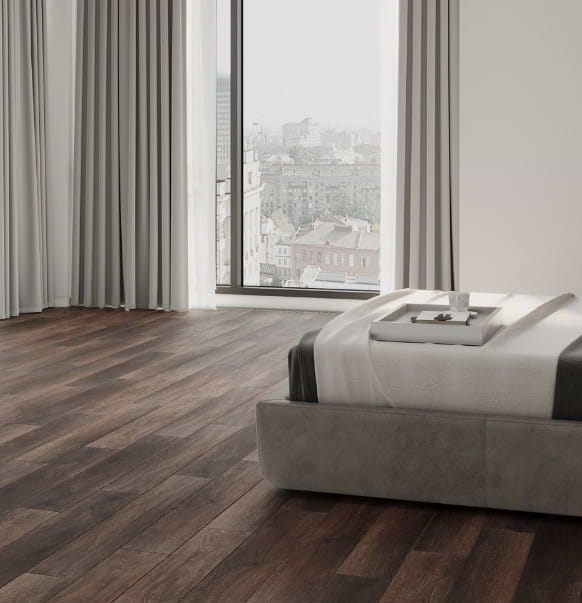 Hudson Espresso Loose Lay Luxury Vinyl Plank Flooring