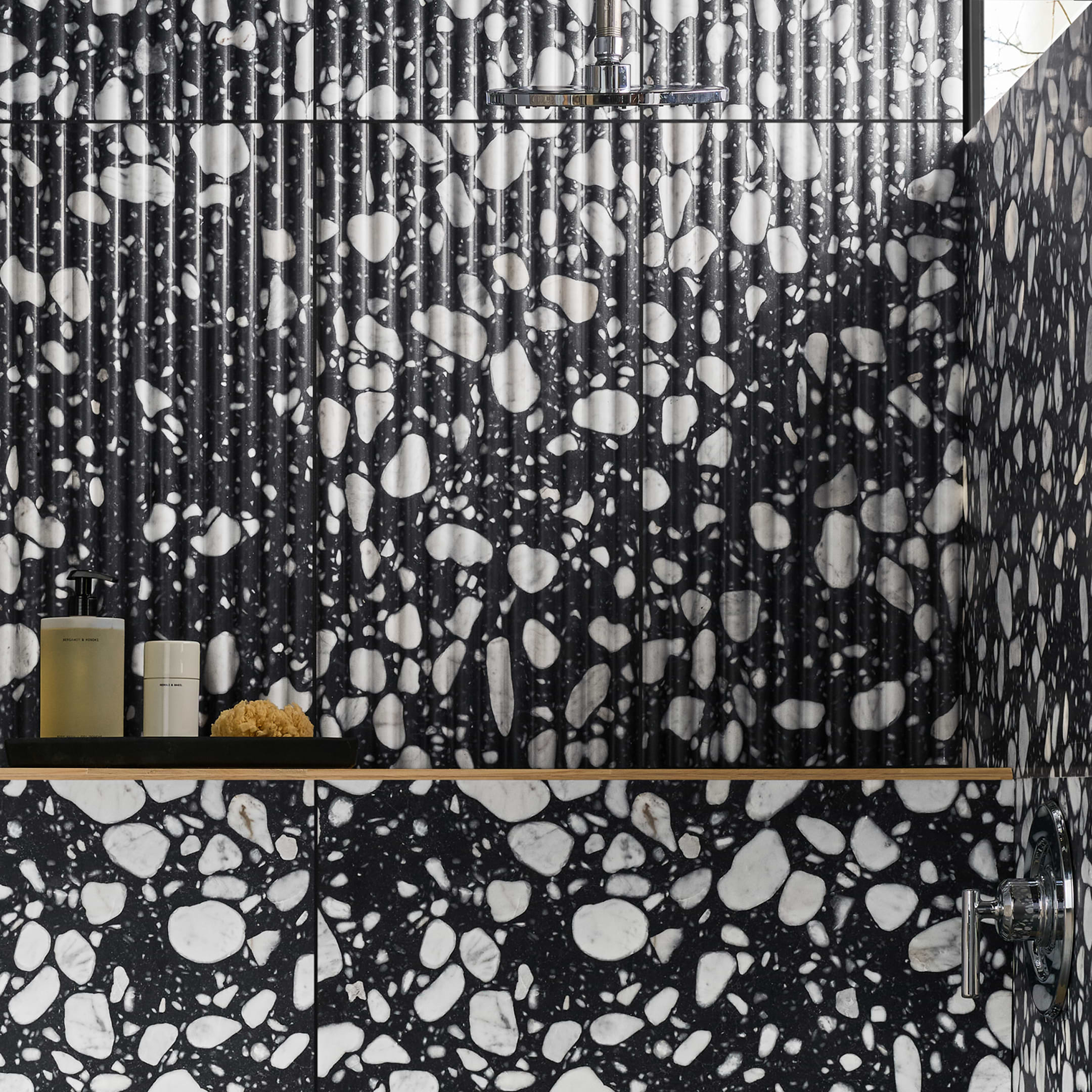 Black and White Bathroom Tile