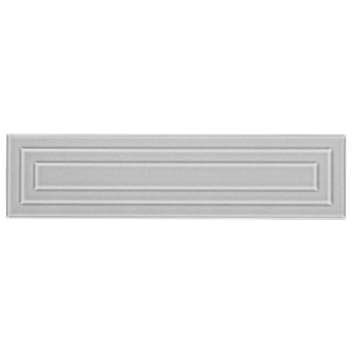 Colorplay Frame Gray 4.5x18 3D Crackled Glossy Ceramic Tile