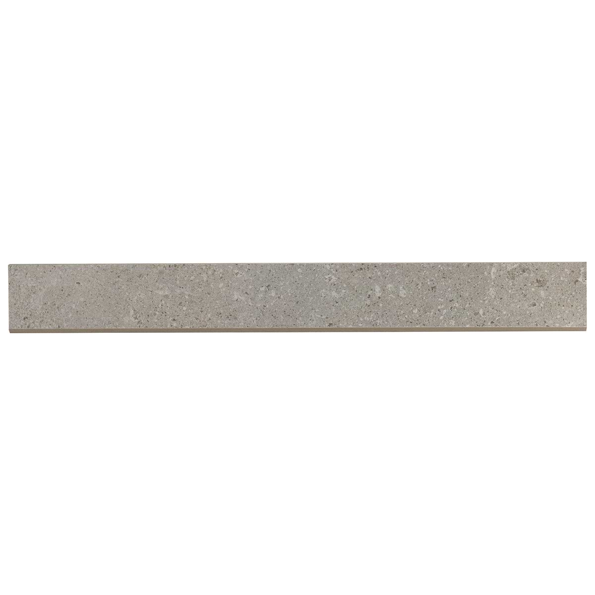 New Rock Fumo Light Gray 3x24 Matte Porcelain Bullnose