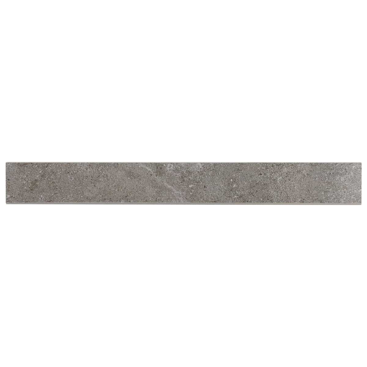 New Rock Fossil Dark Gray 3x24 Matte Porcelain Bullnose