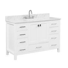 Athena 48'' White Vanity And Marble Counter