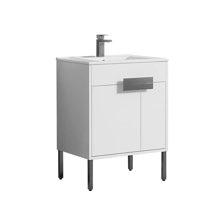 Portofino 24'' White Vanity And Counter; in Style Ideas Contemporary, Mid Century, Modern, Transitional; released 2024; new, trends