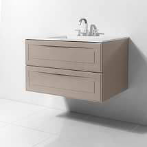 Alma Crema Beige 30" Wall Mounted Vanity