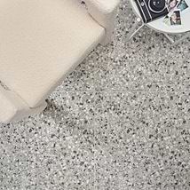 Kobe Flakes Smoke Gray 24x24 Terrazzo Look Matte Porcelain Tile