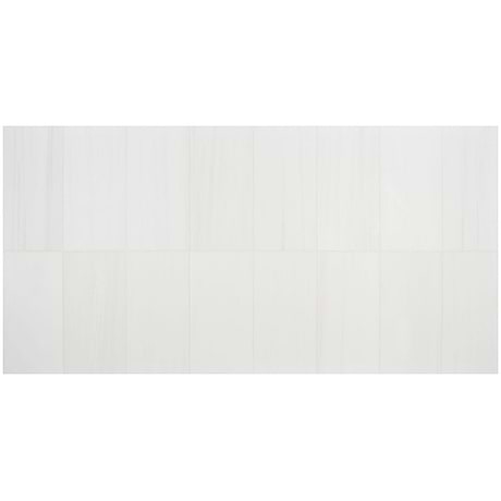 Bianco Dolomite Premium White 12x24 Honed Marble Tile