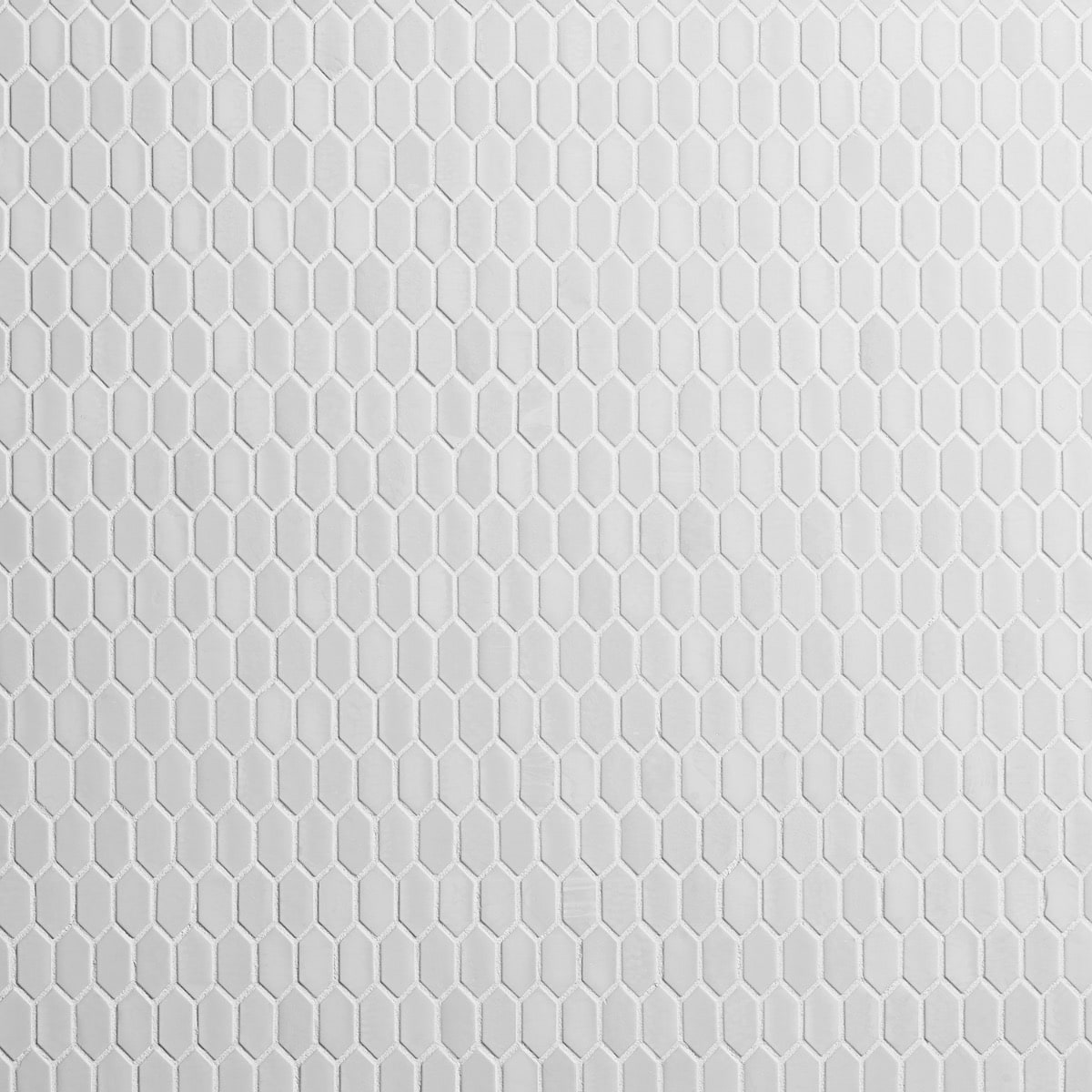 Flicker Rain White 1/4" x 1" Polished Glass Mosaic Tile