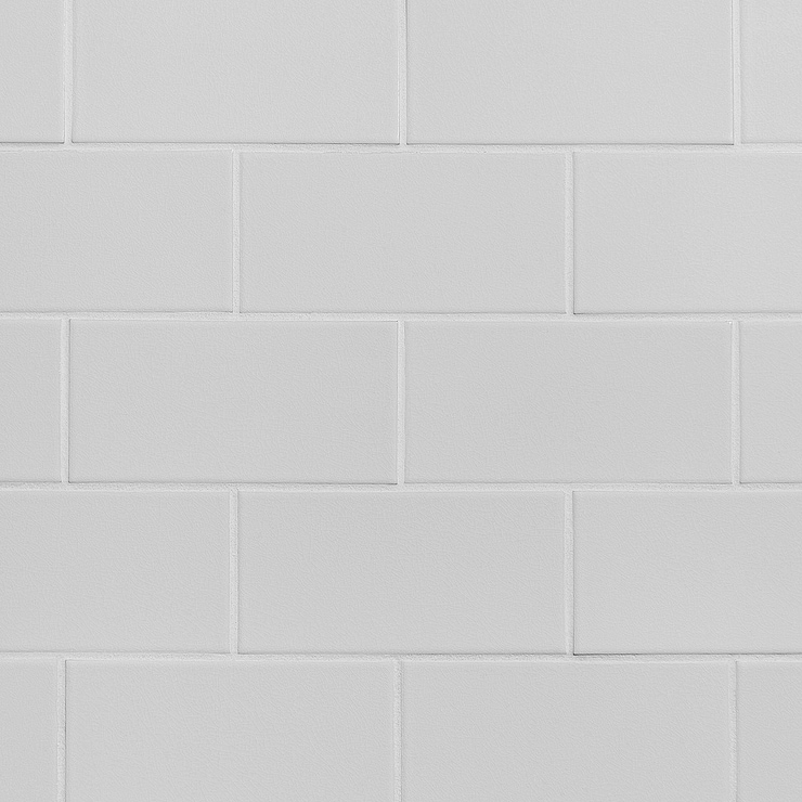 Seaside Cotton White 4x8 Crackled Glossy Ceramic Tile