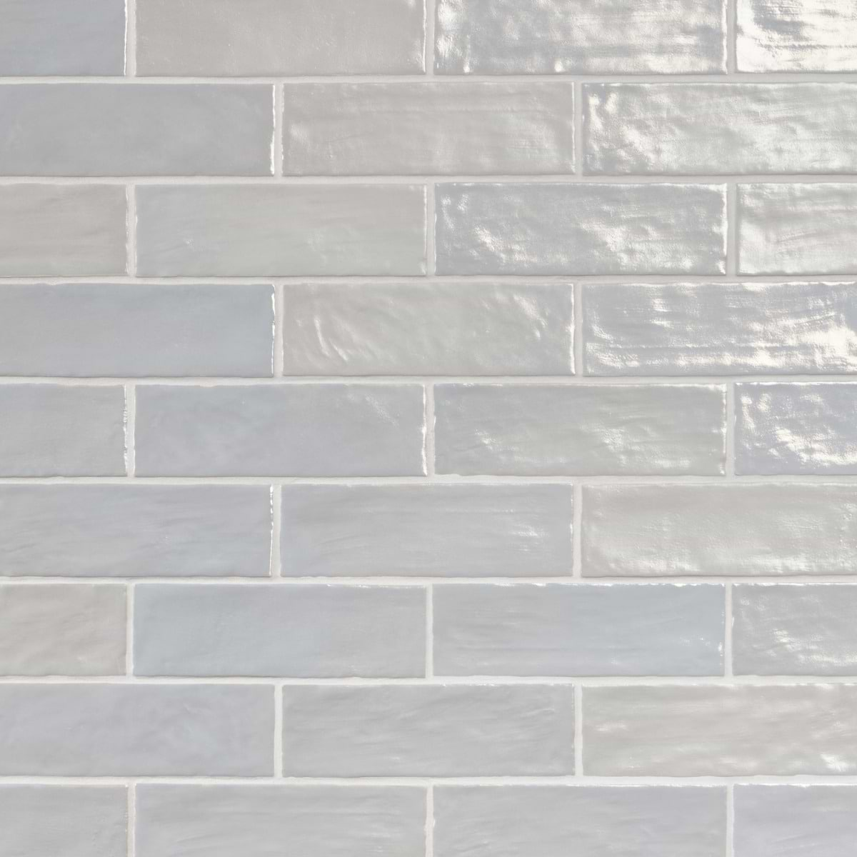 Montauk Sky Blue 2x8 Mixed Finish Ceramic Subway Tile