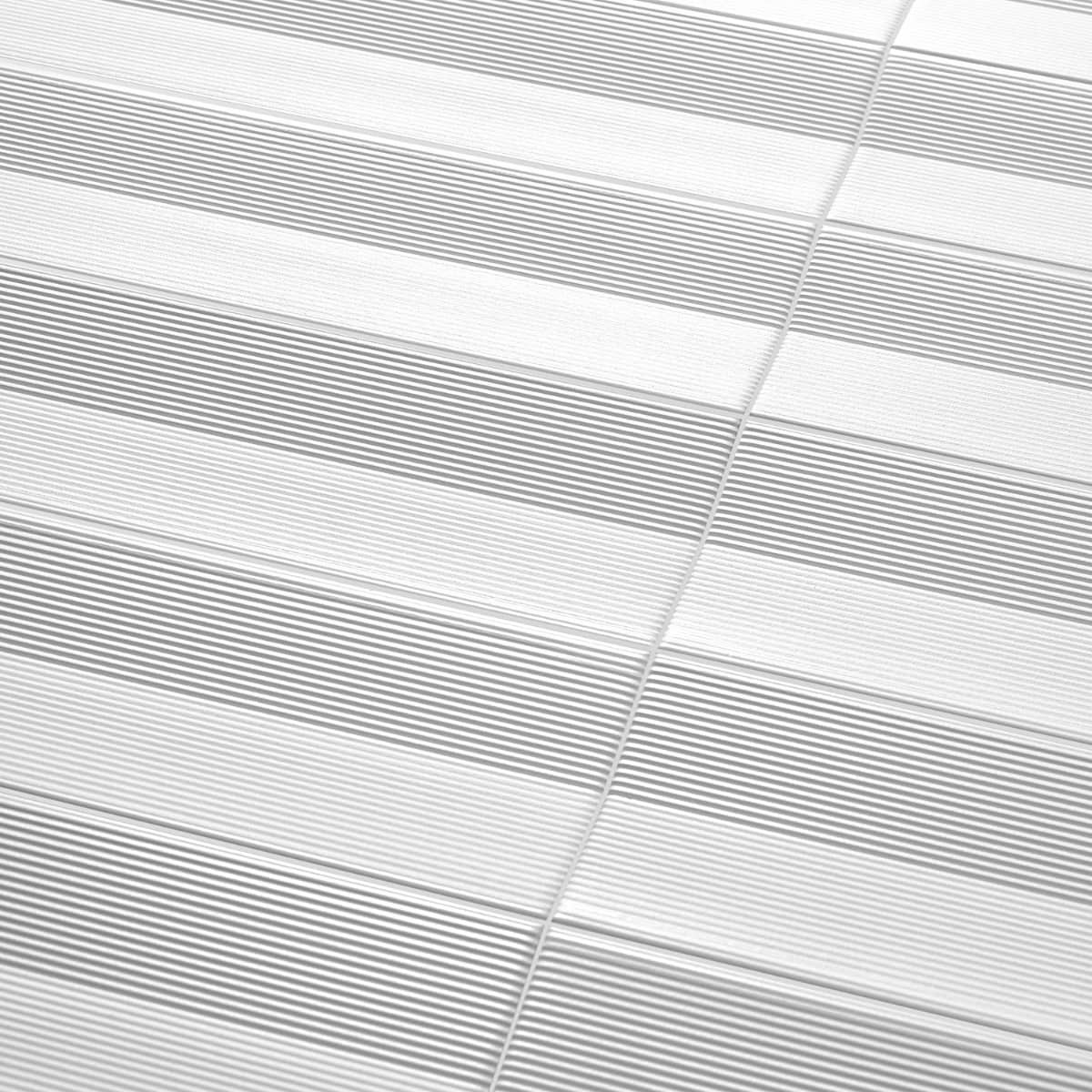 Kinzie Concave White 4x16 3D Matte Ceramic Tile