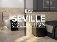 Seville Delfi Dark Beige 24x24 Travertine Look Matte Porcelain Tile