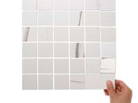 Minera Sahara Blanco White 2x2 Marble Look Matte Mosaic Tile