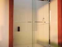 DreamLine Essence-H 48x76" Reversible Sliding Shower Alcove Door with Clear Glass in Chrome