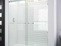 DreamLine Essence 48"x76" Reversible Sliding Shower Alcove Door with Clear Glass in Satin Black