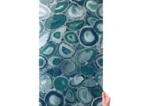 Agate Glass Teal Green 18x36 Polished Glass Tile