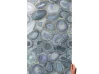 Agate Glass Silver Gray 18x36 Polished Glass Tile