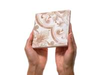 Paula Purroy Talia Vila Terracotta 5x5 Matte Ceramic Tile