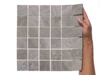 Santo Pearl Gray 2x2 Matte Porcelain Mosaic Tile