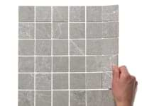 ZenTech Silver Gray 2x2 Matte Porcelain Mosaic Tile