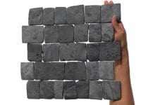 Nature Pathway Alor Black 2" Natural Stone Mosaic Tile