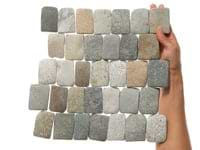 Nature Pathway Sumatra Blend Multicolor 2" Natural Stone Mosaic Tile