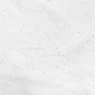 Carrara White Polished Marble Tile - Sample