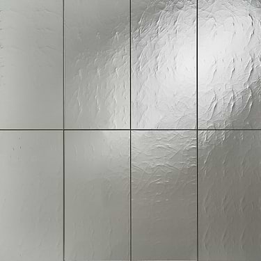 Vetrite Alma Silver 9x18 Polished Glass Tile