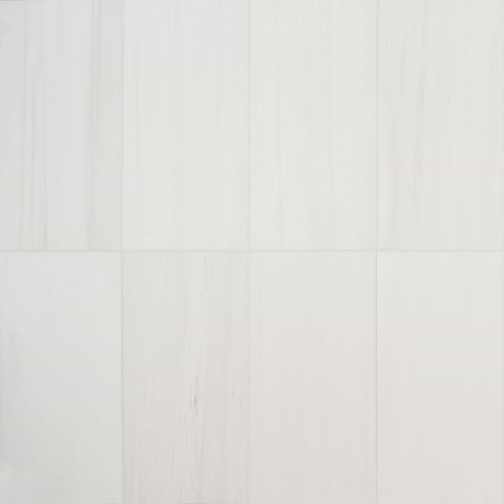 Bianco Dolomite White 12x24 Premium Honed Marble Tile