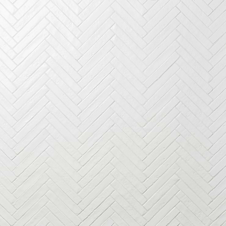 Wabi Sabi Snow White 1.5x9 Matte Ceramic Tile