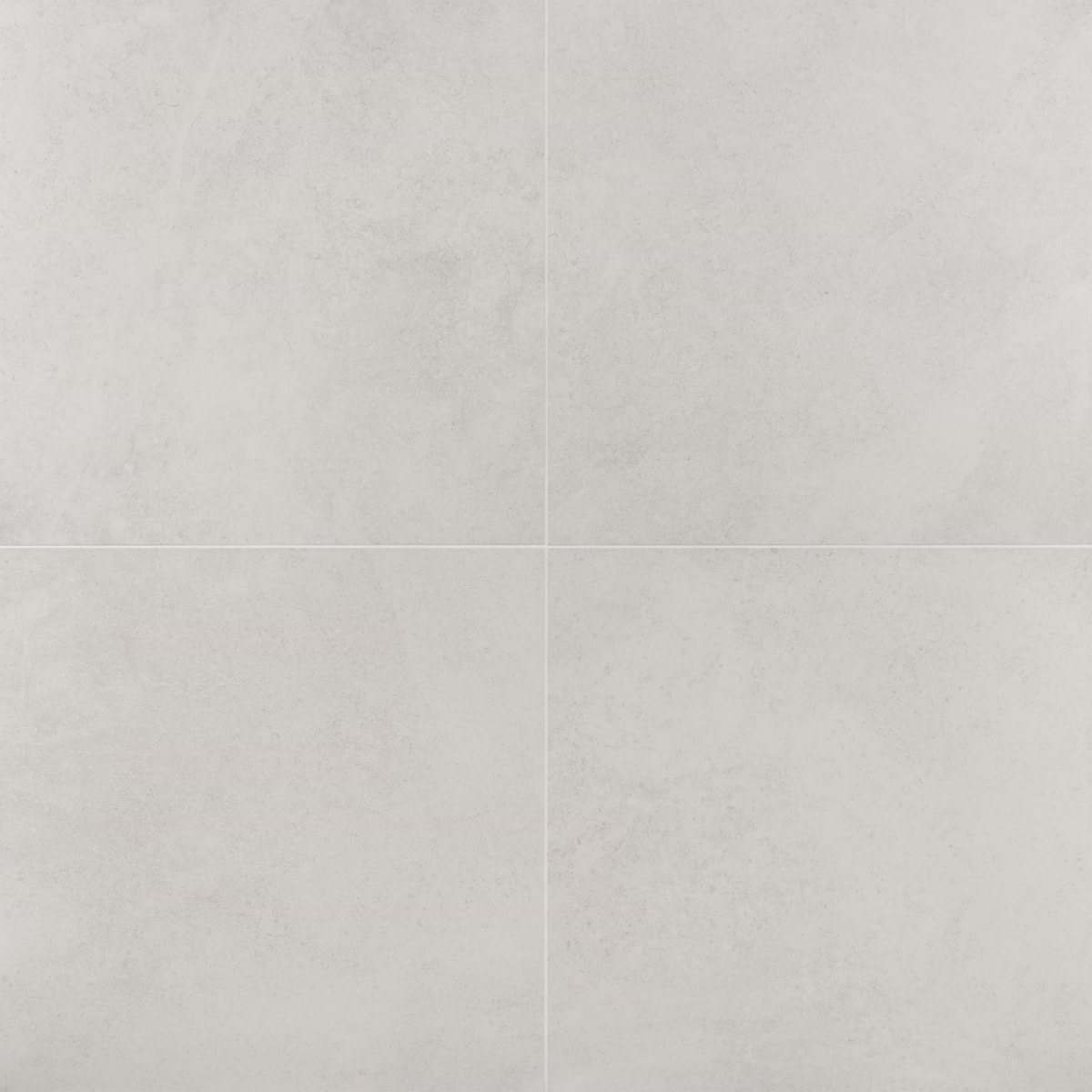 New Rock Perla White 24x24 Limestone Look Matte Porcelain Tile