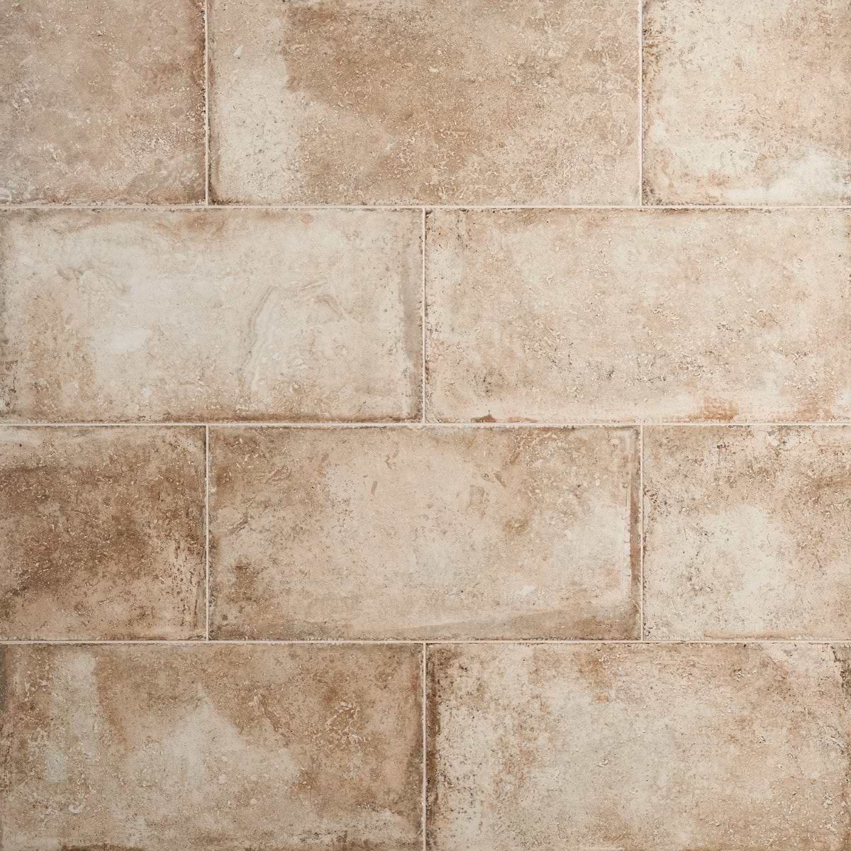 Seville Delfi Dark Beige 12x24 Travertine Look Matte Porcelain Tile