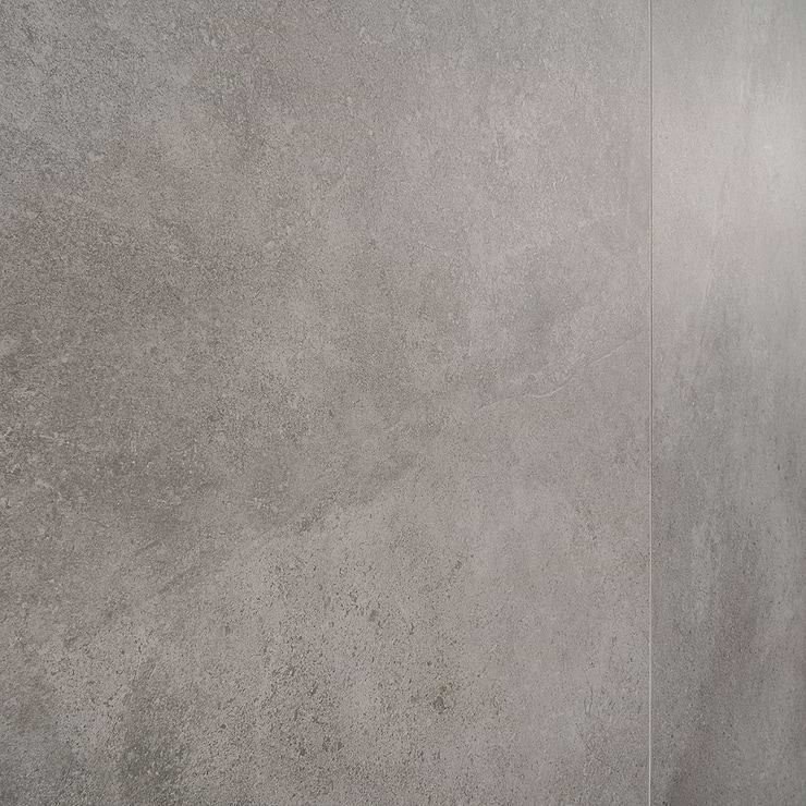 New Rock Fossil Dark Gray 48x48 Limestone Look Matte Porcelain Tile