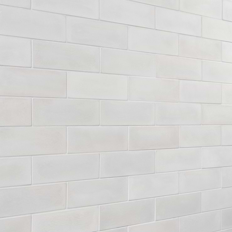 Color One Mist Gray 2x8 Matte Cement Tile
